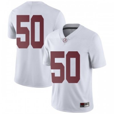 Youth Alabama Crimson Tide #50 Hunter Brannon White Limited NCAA College Football Jersey 2403TQFU7